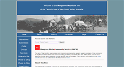 Desktop Screenshot of mangrovemountain.nsw.au